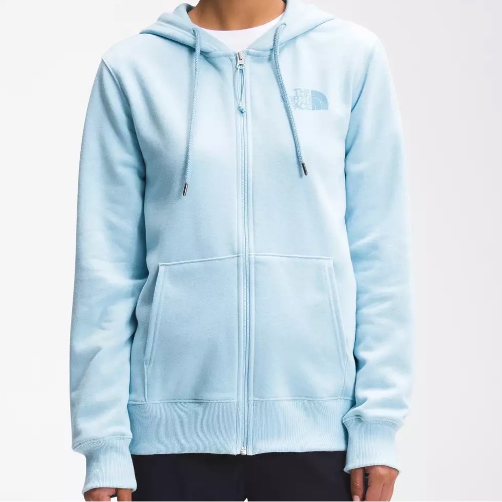 The North Face Lightweight T-Shirt Hoodie Zip-up in Light Blue